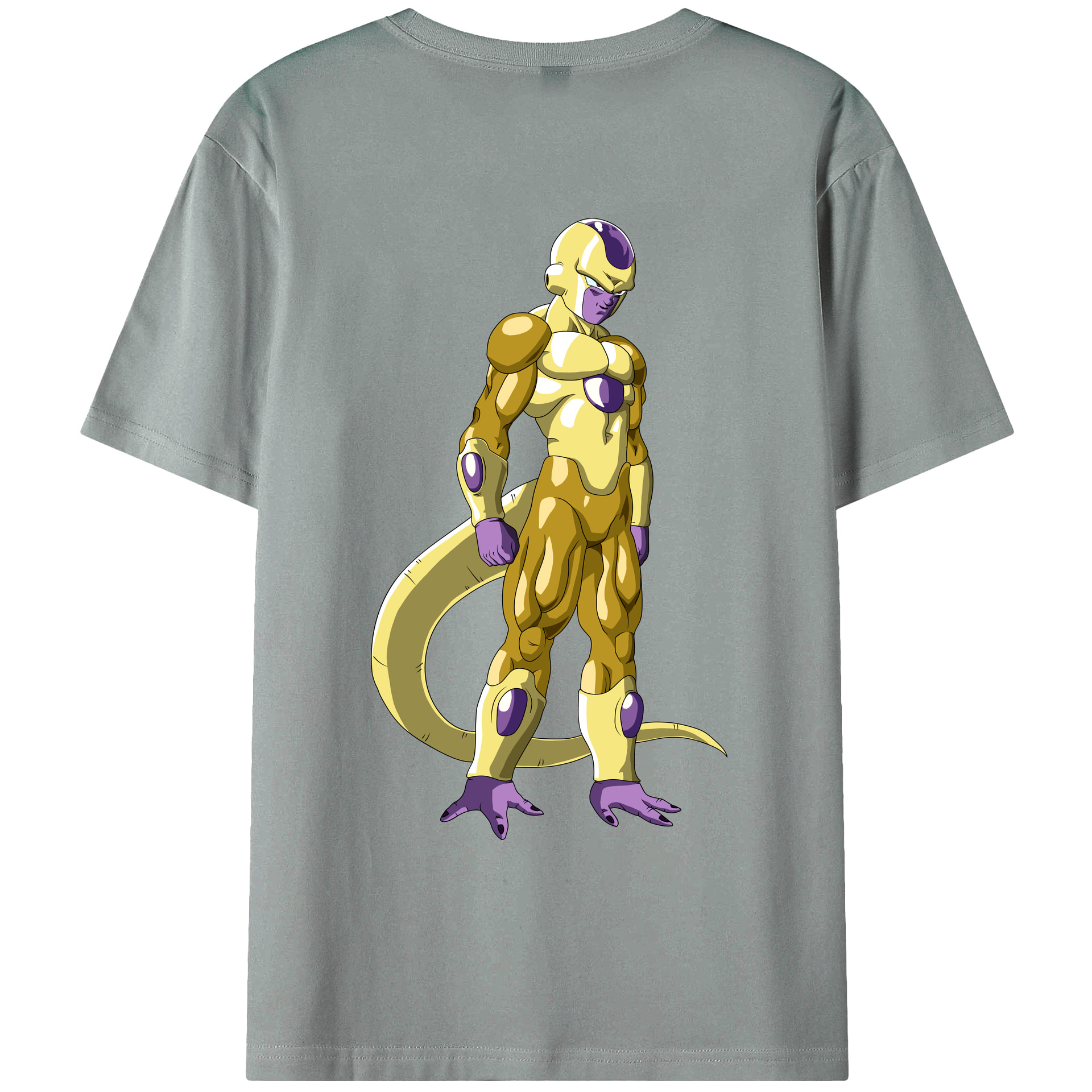 （画像用） ドラゴンボール フリーザ DRAGON BALL Frieza 綿100％ メンズ半袖Tシャツ（バックプリント） 通気性